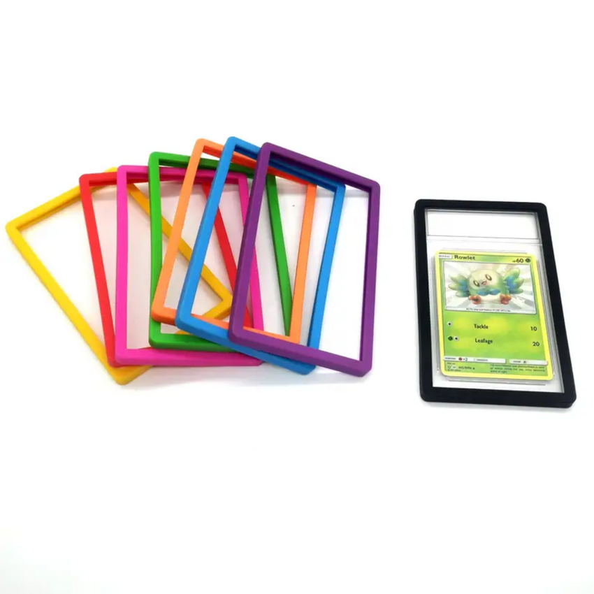 Silicon Slab Protector – Bunter Schutzrahmen für PSA & Graded Cards (z. B. CGC, BGS, AGS) Pokeduchy