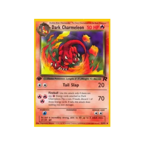 🔥 Dark Charmeleon (TR 32/82) – English | Team Rocket | Pokémon TCG Pokeduchy